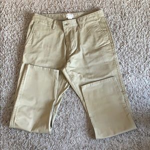 Athletic fit khakis